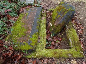 Desecrated graves...